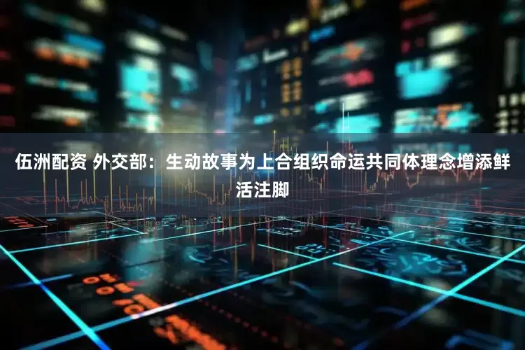 伍洲配资 外交部：生动故事为上合组织命运共同体理念增添鲜活注脚