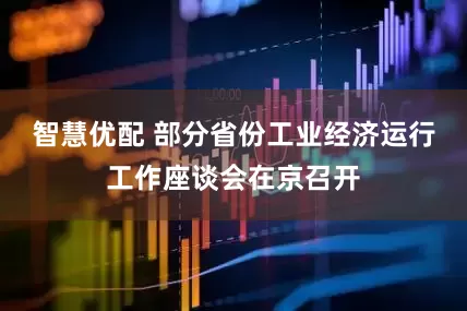 智慧优配 部分省份工业经济运行工作座谈会在京召开